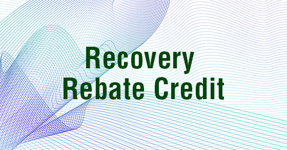 Recovery Rebate Credit